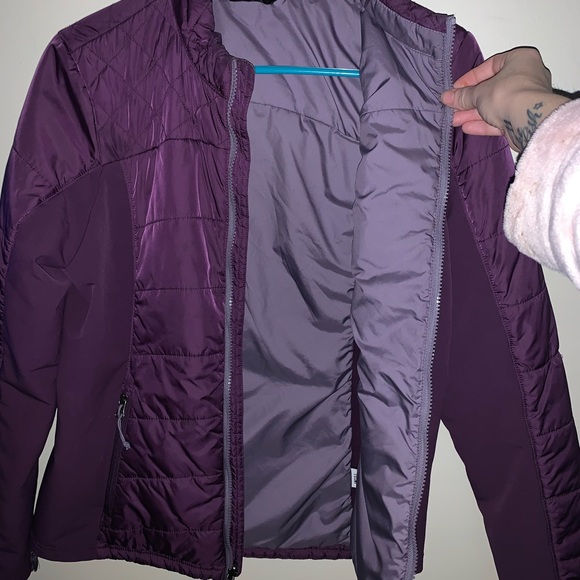 North face thermo coat purple light jacket - Picture 4 of 5